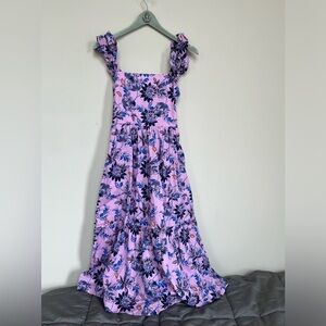 Jcrew floral midi dress